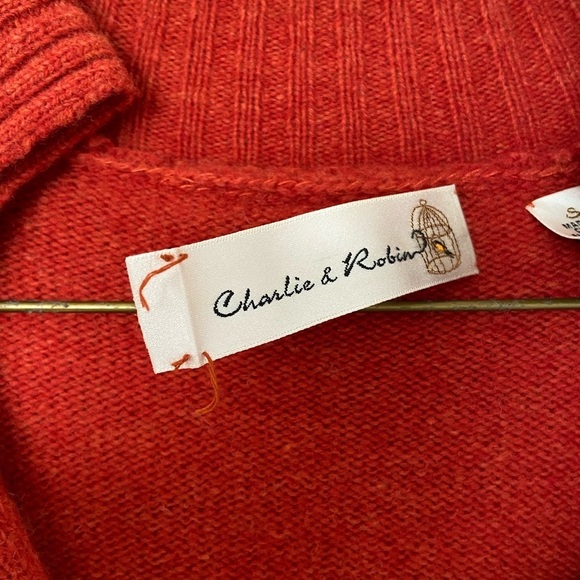 Charlie & Robin Wool Jacket Sweater Small - Picture 5 of 9